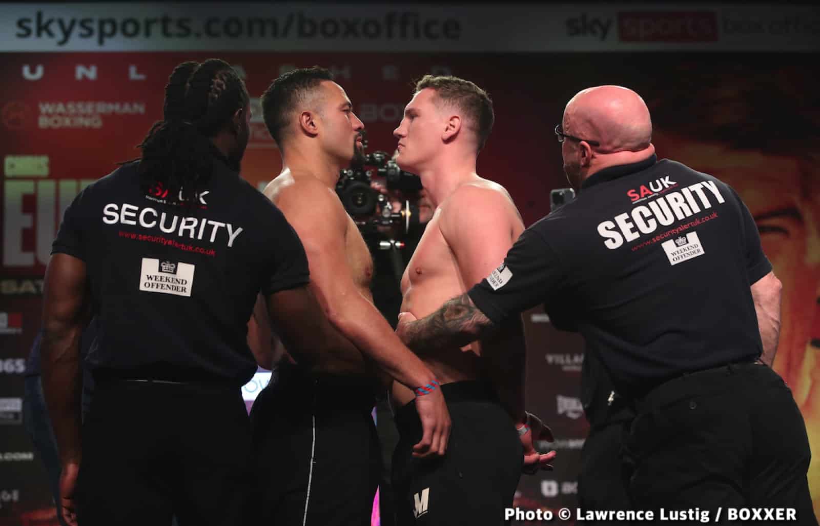 Chris Eubank Jr, Liam Smith Weigh-In – Both Come In At 159 Pounds