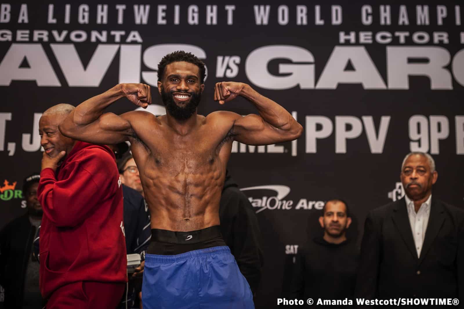 Boxing photo: Gervonta Davis, Hector Luis Garcia image Davis - Garcia, Ennis, Andrade Official Showtime Weights & Photos