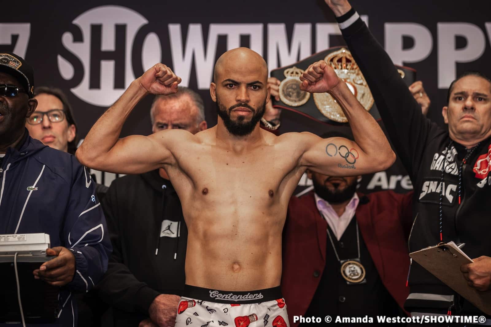 Boxing photo: Gervonta Davis, Hector Luis Garcia image Davis - Garcia, Ennis, Andrade Official Showtime Weights & Photos