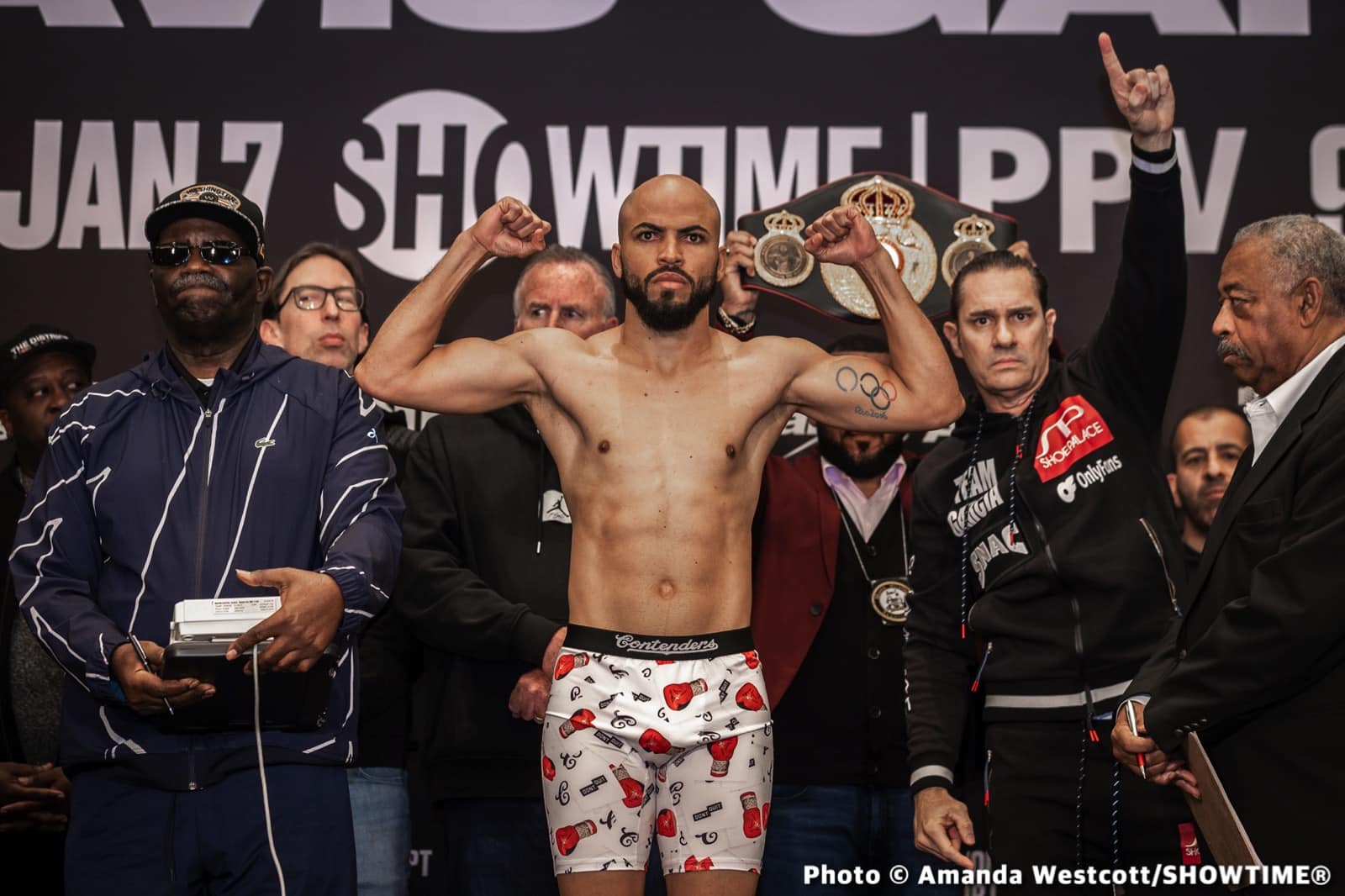 Boxing photo: Gervonta Davis, Hector Luis Garcia image Davis - Garcia, Ennis, Andrade Official Showtime Weights & Photos