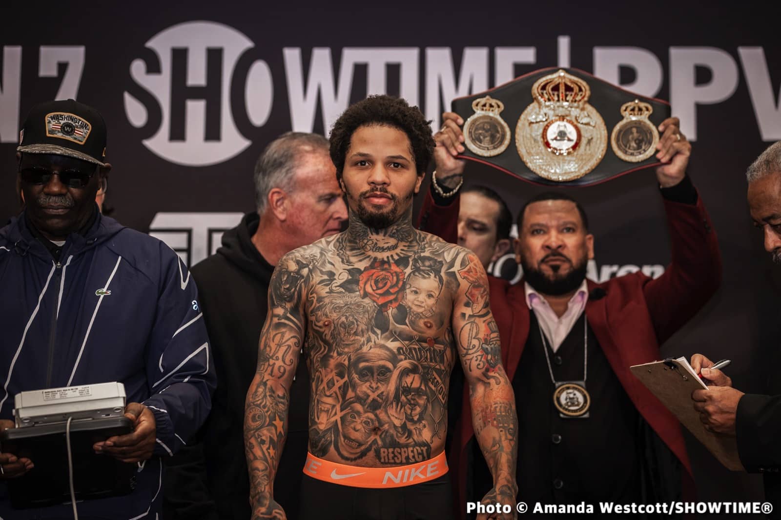 Boxing photo: Gervonta Davis, Hector Luis Garcia image Davis - Garcia, Ennis, Andrade Official Showtime Weights & Photos