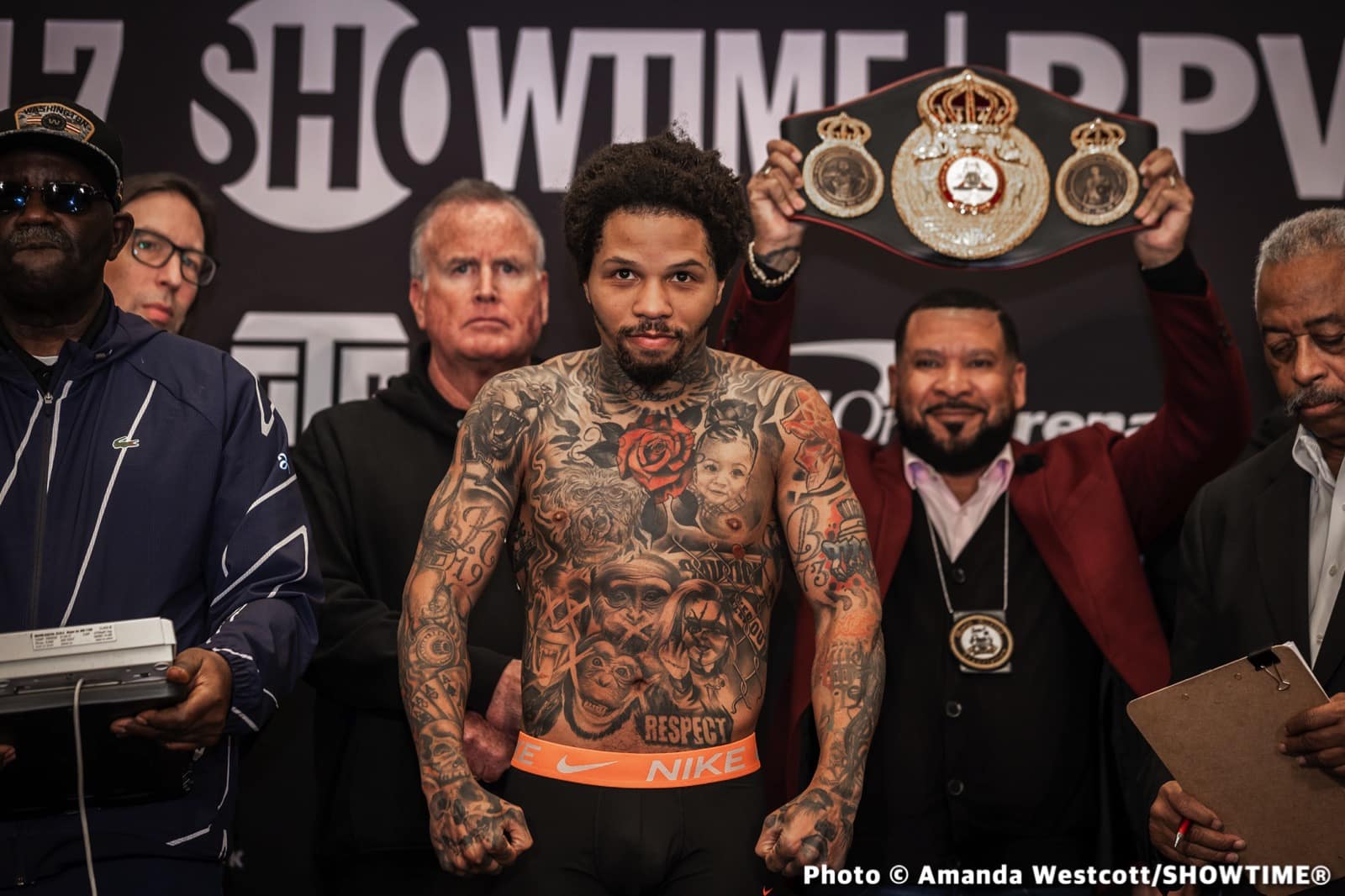 Boxing photo: Gervonta Davis, Hector Luis Garcia image Davis - Garcia, Ennis, Andrade Official Showtime Weights & Photos