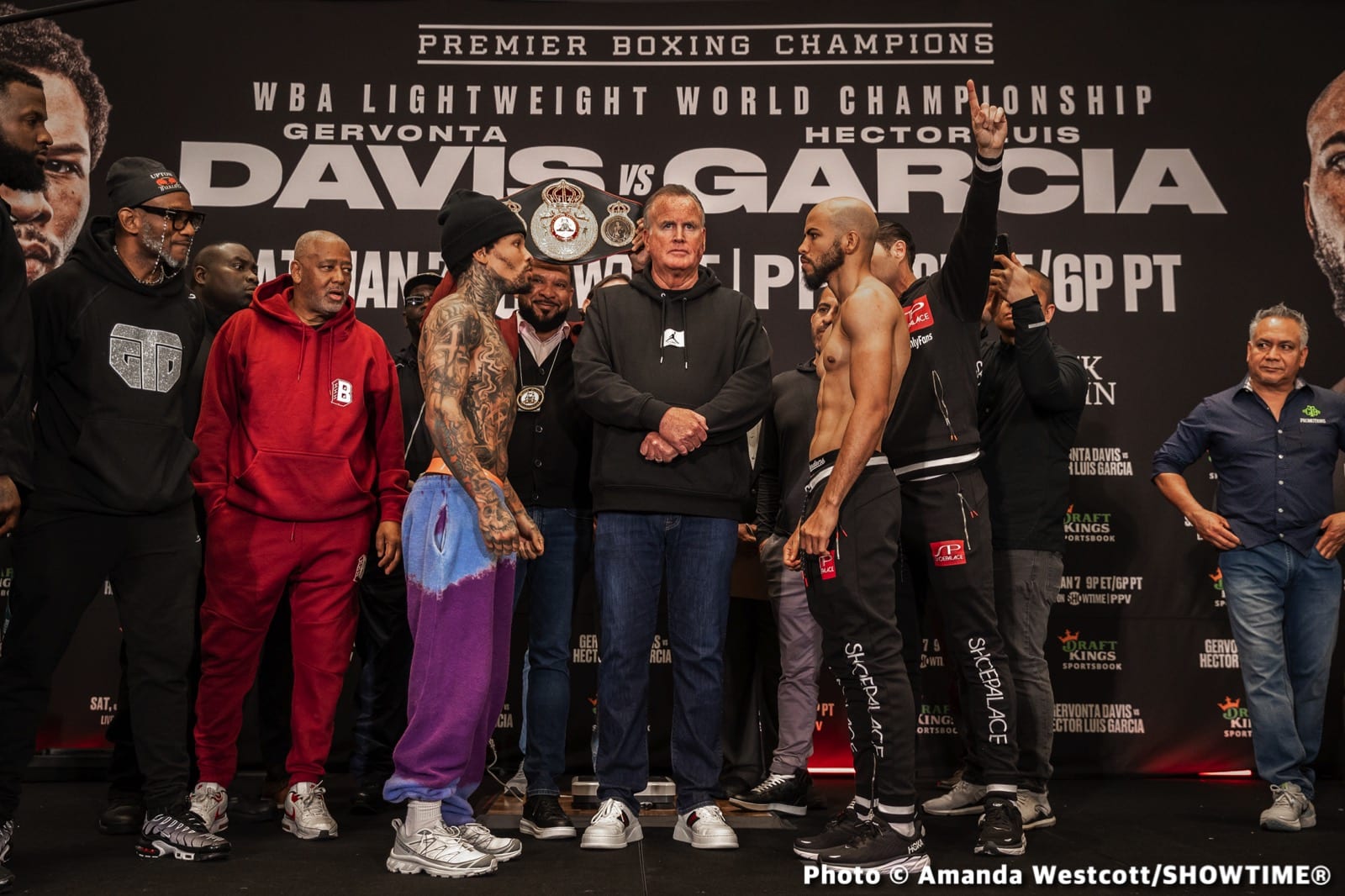 Boxing photo: Gervonta Davis, Hector Luis Garcia image Davis - Garcia, Ennis, Andrade Official Showtime Weights & Photos