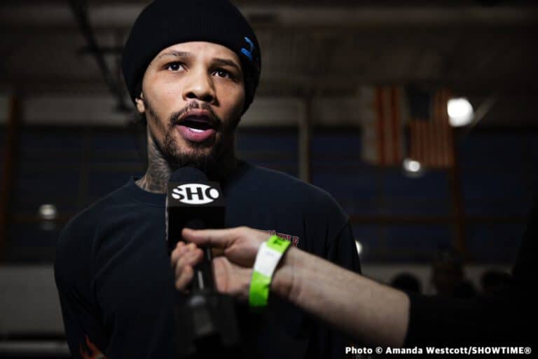 Gervonta 'Tank' Davis media workout quotes for Saturday's bout with Hector Luis Garcia on Showtime