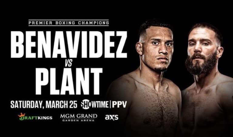 David Benavidez vs. Caleb Plant on March 25th on Showtime PPV at MGM Grand in Las Vegas