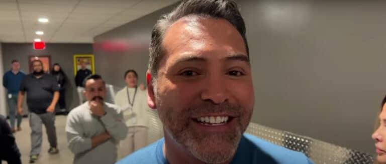 Oscar De La Hoya receives contract for Ryan Garcia vs. Gervonta Davis fight