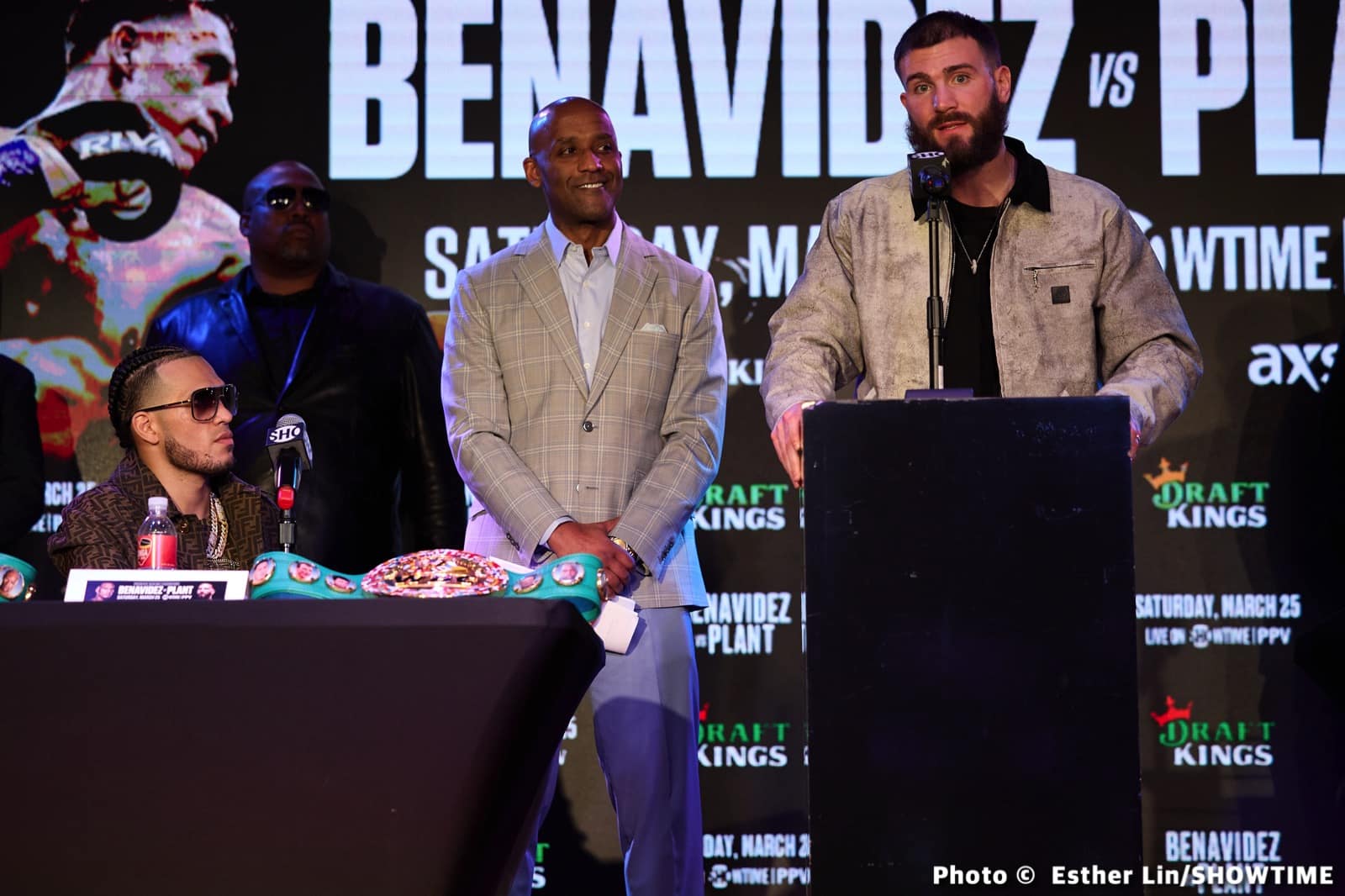 David Benavidez Vs. Caleb Plant Los Angeles Press Conference Quotes