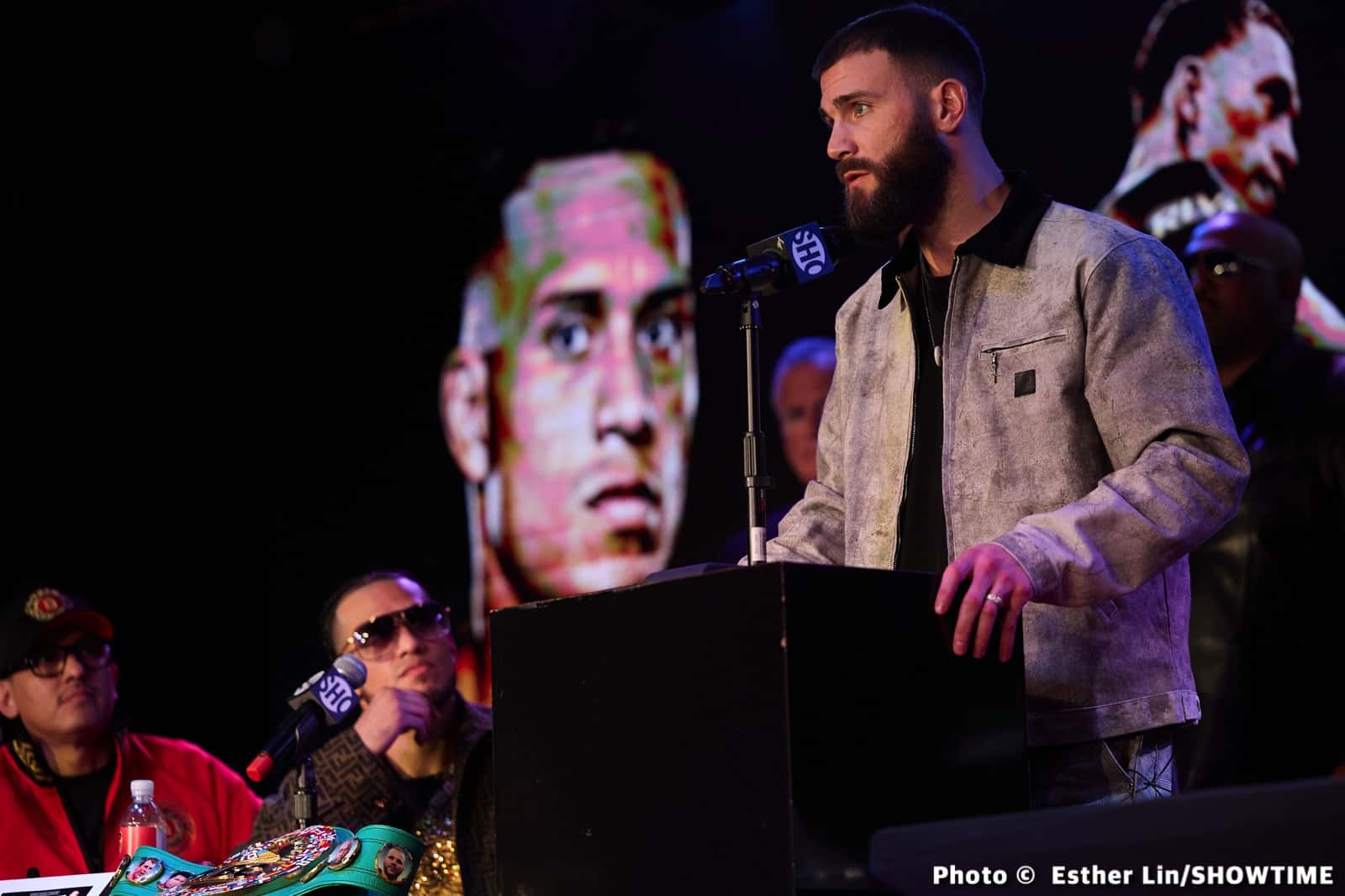 Caleb Plant, David Benavidez hostile kickoff press conference