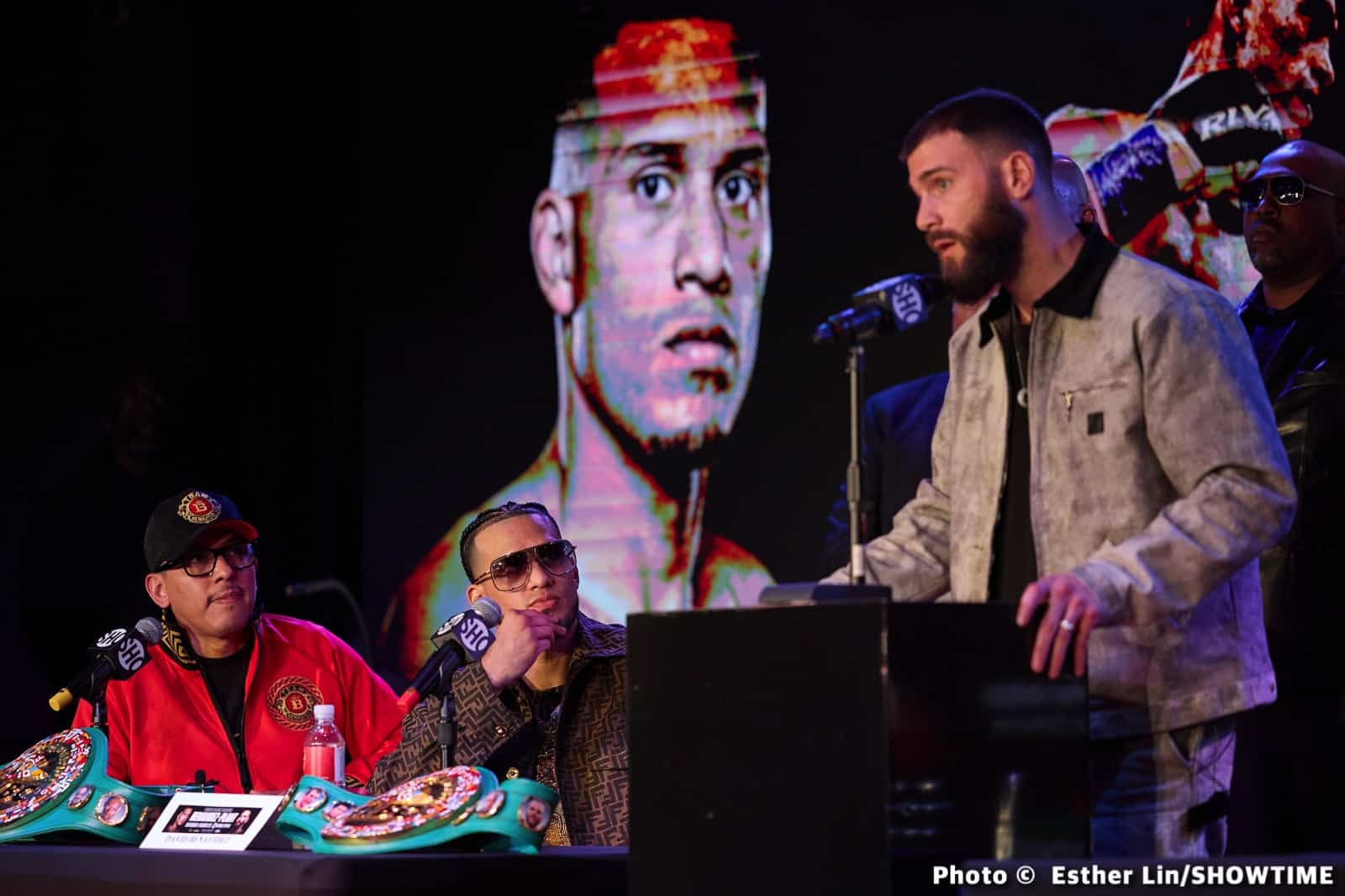 David Benavidez Vs. Caleb Plant Los Angeles Press Conference Quotes
