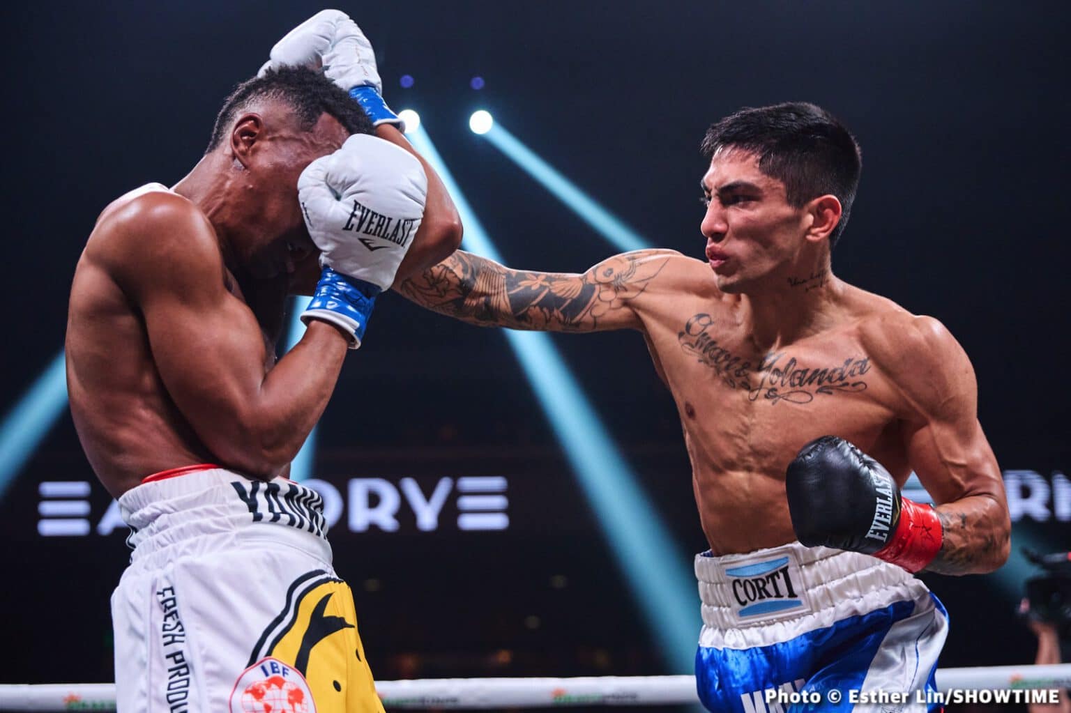 Matias stops Ponce in 5th, captures IBF 140-lb title - Boxing results
