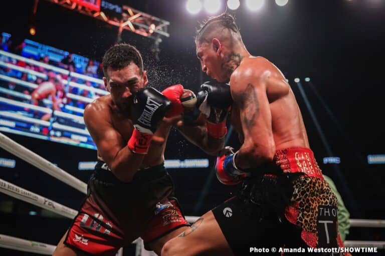 Mario Barrios TKO 8 Santiago, Pero Stops Faust - Boxing Results