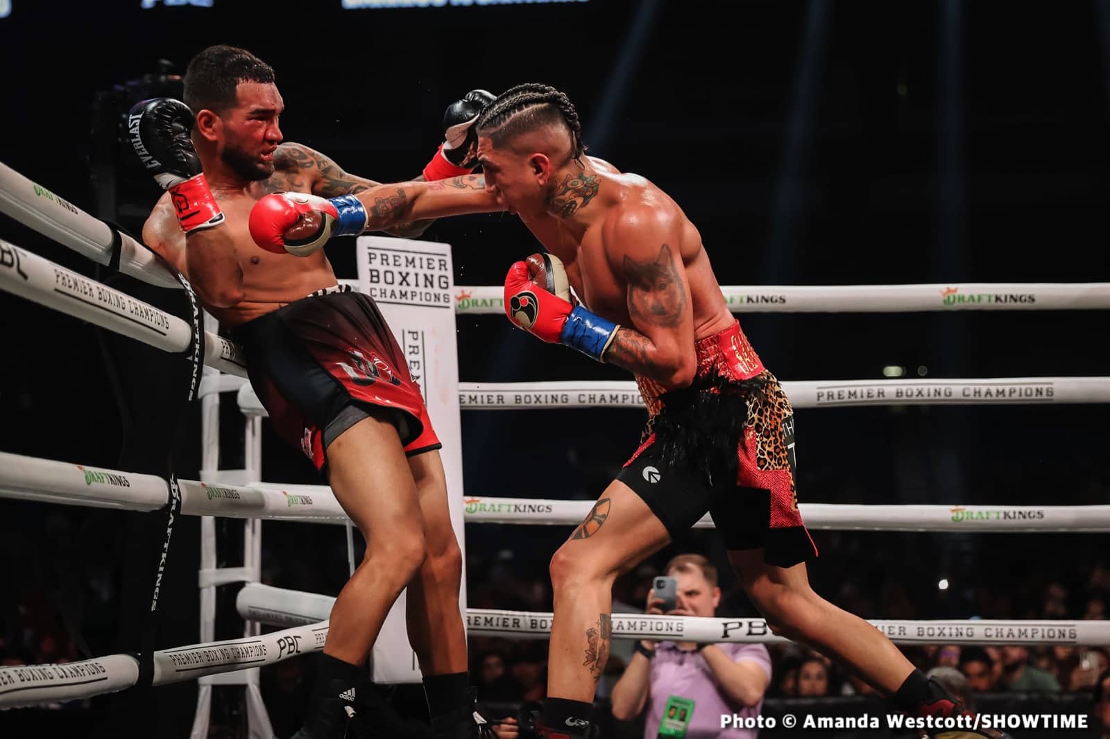 Mario Barrios TKO 8 Santiago, Pero Stops Faust - Boxing Results