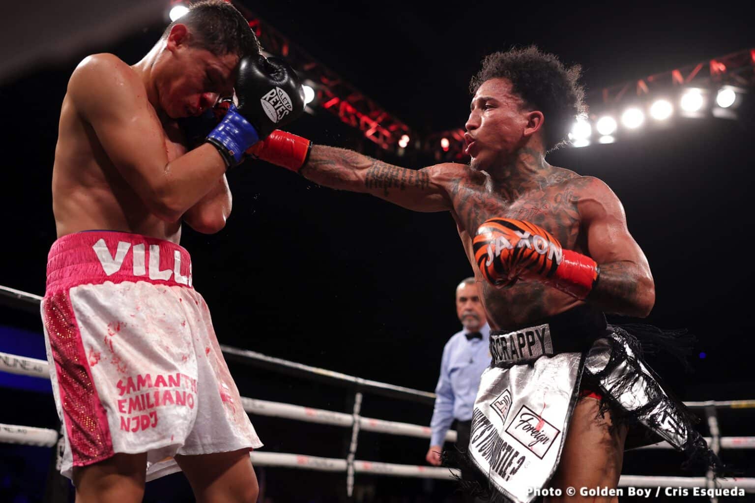 Boxing photo: Franklin Gonzalez, John “Scrappy” Ramirez, Luis Padilla, Manny Flores image “Scrappy” Ramirez defeats Padilla - Boxing Results