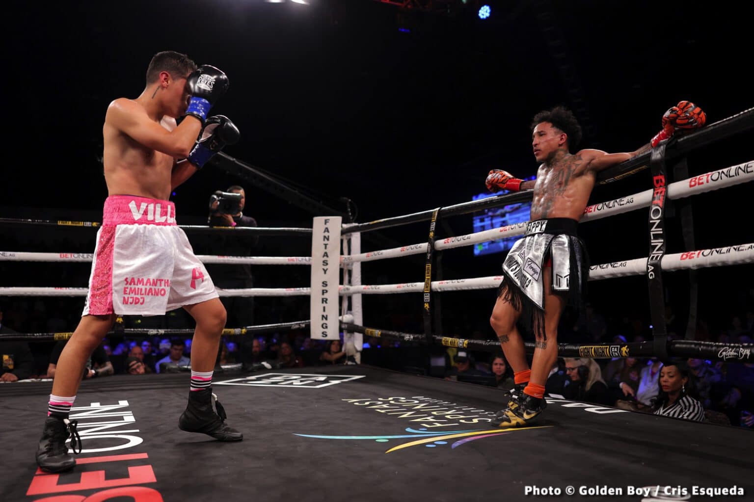 Boxing photo: Franklin Gonzalez, John “Scrappy” Ramirez, Luis Padilla, Manny Flores image “Scrappy” Ramirez defeats Padilla - Boxing Results