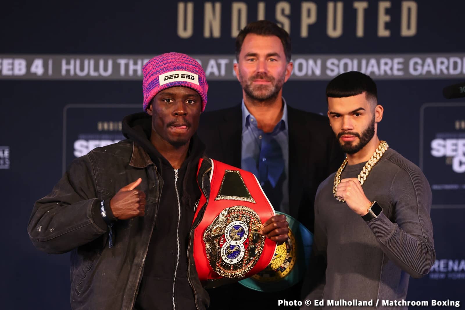 Boxing photo: Alycia Baumgardner, Amanda Serrano, Richardson Hitchins image Amanda Serrano vs Erika Cruz: Start Time, Date, How To Watch