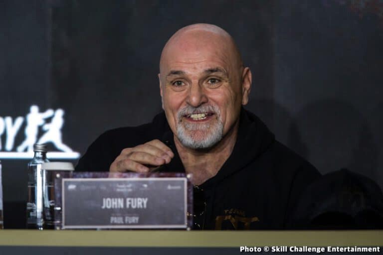John Fury Has Concerns, Says Tyson Fury “Needs A Bit More Time” Before Fighting Usyk