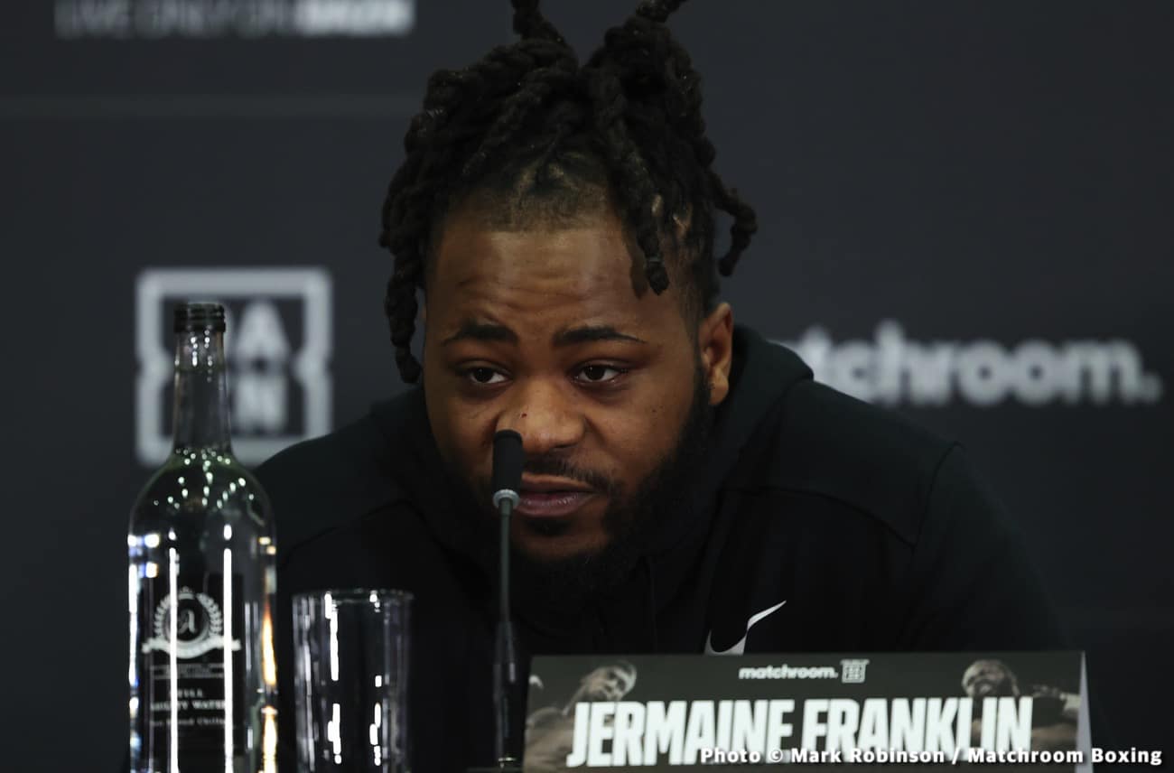 WATCH LIVE: Anthony Joshua vs Jermaine Franklin London Presser
