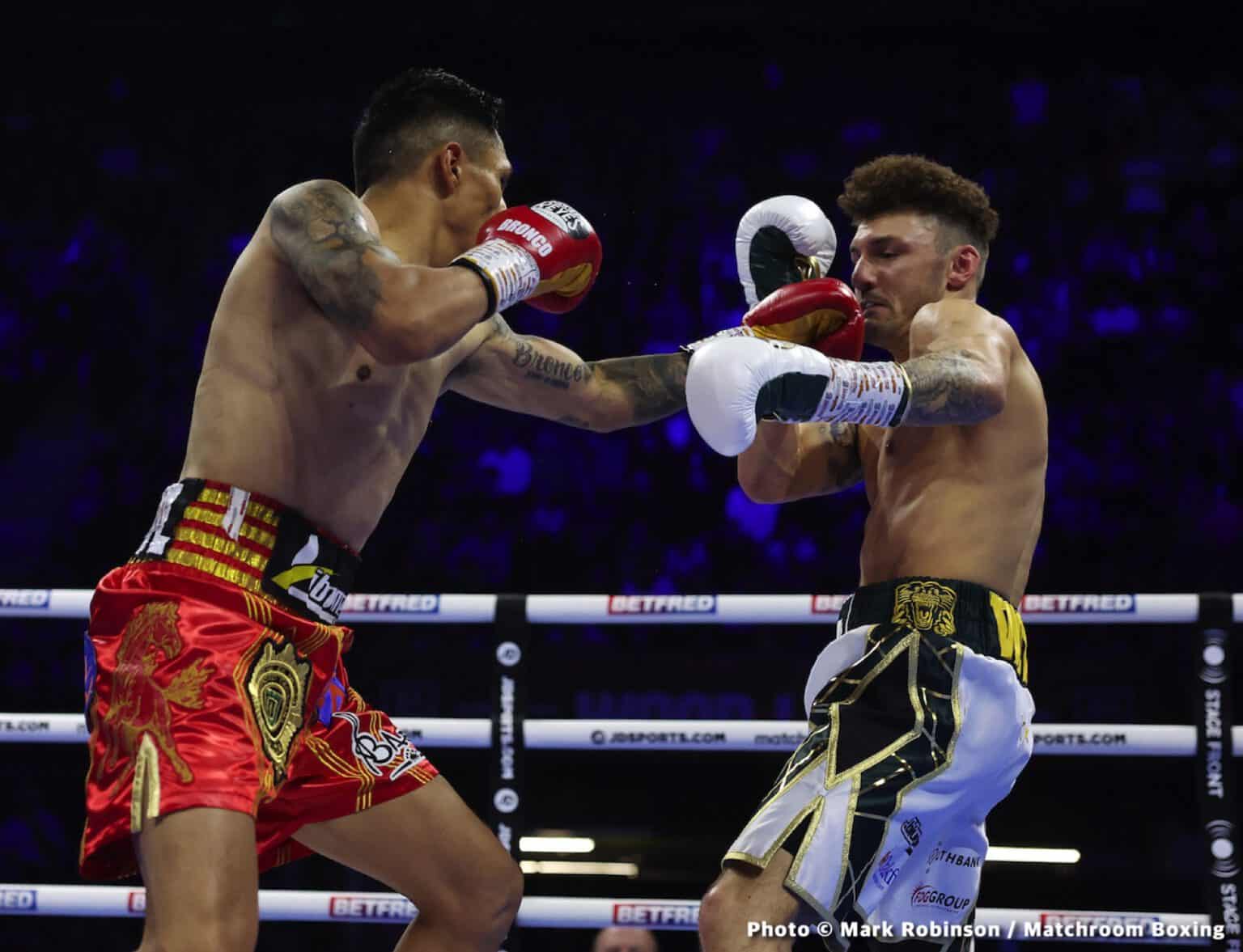 Tonight: Wood vs. Lara - Live Results