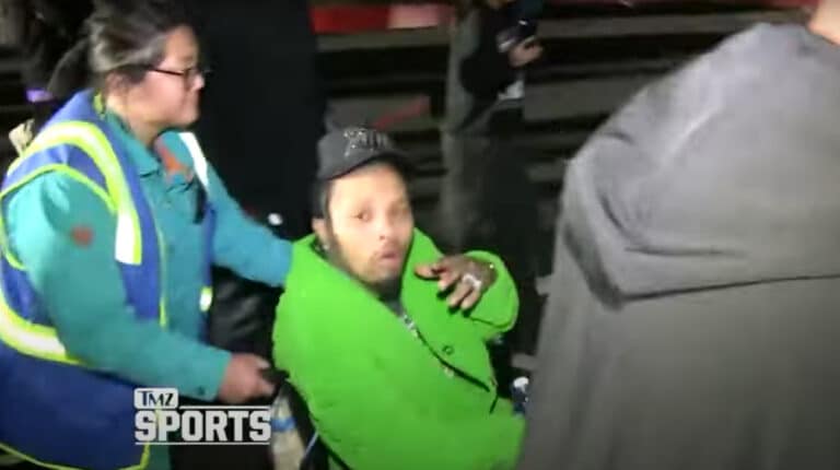 Gervonta 'Tank' Davis needed a wheelchair at Super Bowl