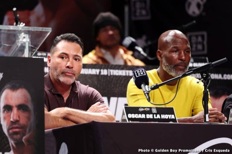 De La Hoya Fires Back at Rolly Romero: "I'd Have Knocked You Out Easy"