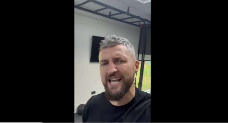 Angry Carl Froch reacts to Jake Paul's challenge