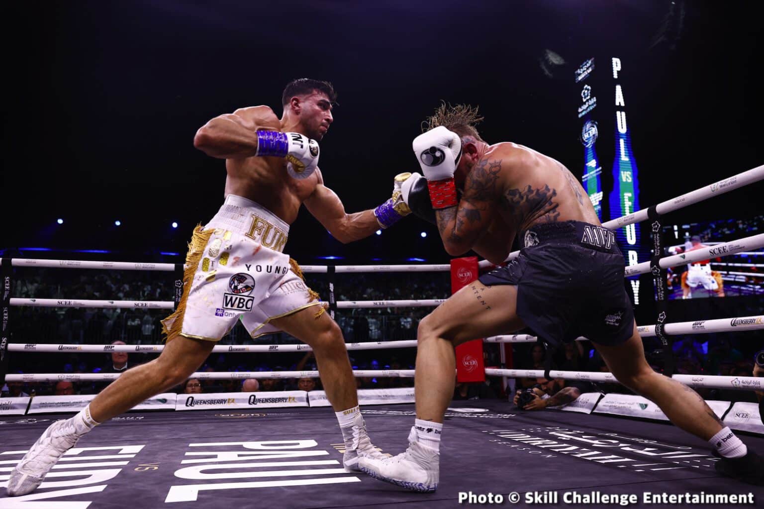 Boxing photo: Badou Jack, Ilunga Makabu, Jake Paul, Tommy Fury image Tommy Fury defeats Jake Paul - Live Results