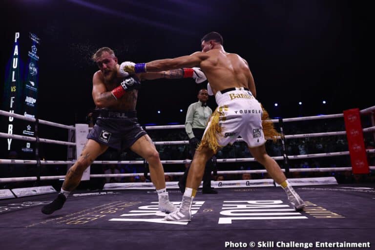 Eddie Hearn reacts to Tommy Fury win over Jake Paul