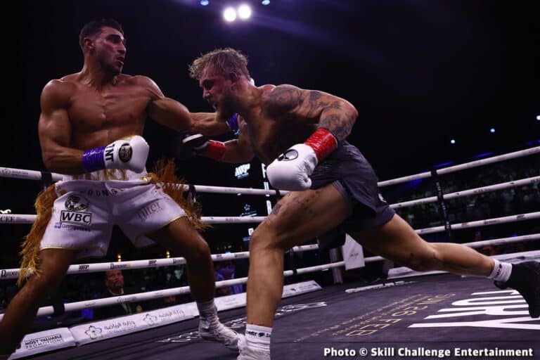 Tommy Fury defeats Jake Paul - Live Results