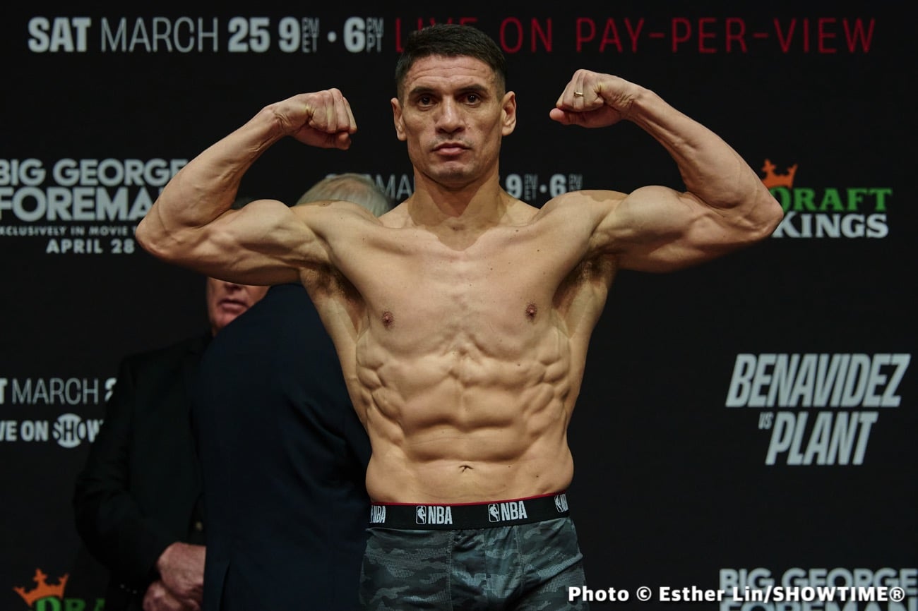 Plant vs. Benavidez - Official Showtime Weights