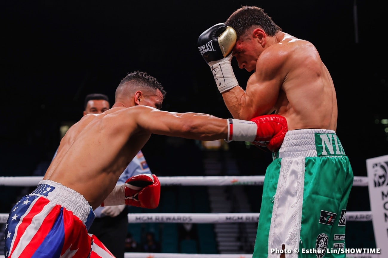 Boxing photo: Caleb Plant, David Benavidez image Results / Photos: David Benavidez Outslugs Caleb Plant!