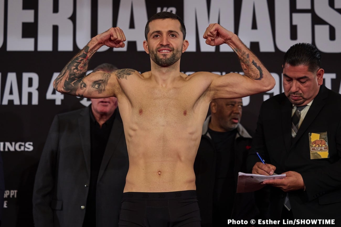 Weights: Figueroa - Magsayo & Jarrett Hurd - Resendiz