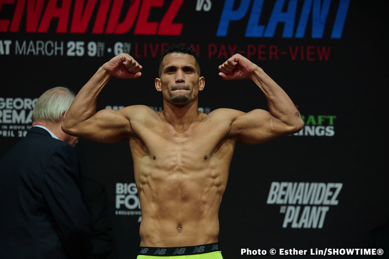 Plant vs. Benavidez - Official Showtime Weights