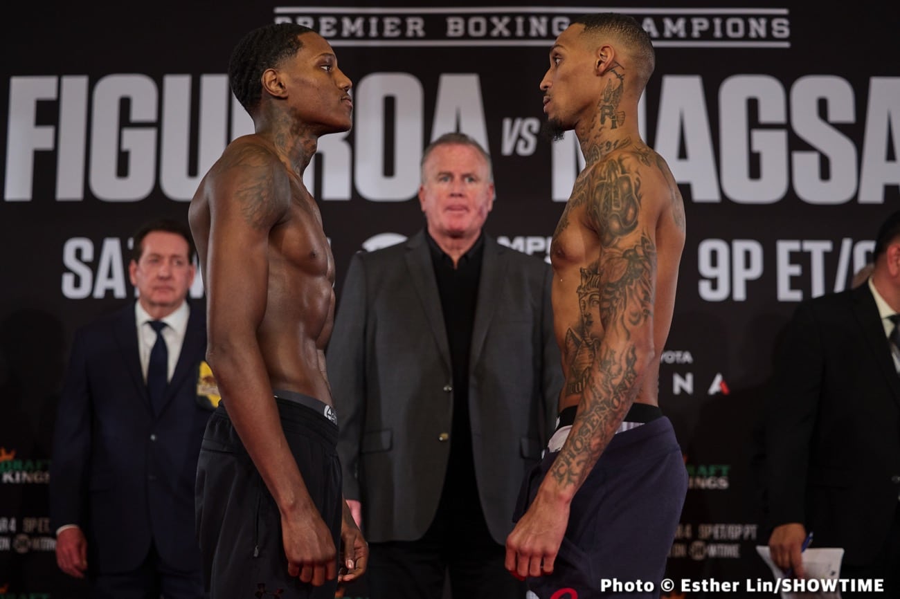 Weights: Figueroa - Magsayo & Jarrett Hurd - Resendiz