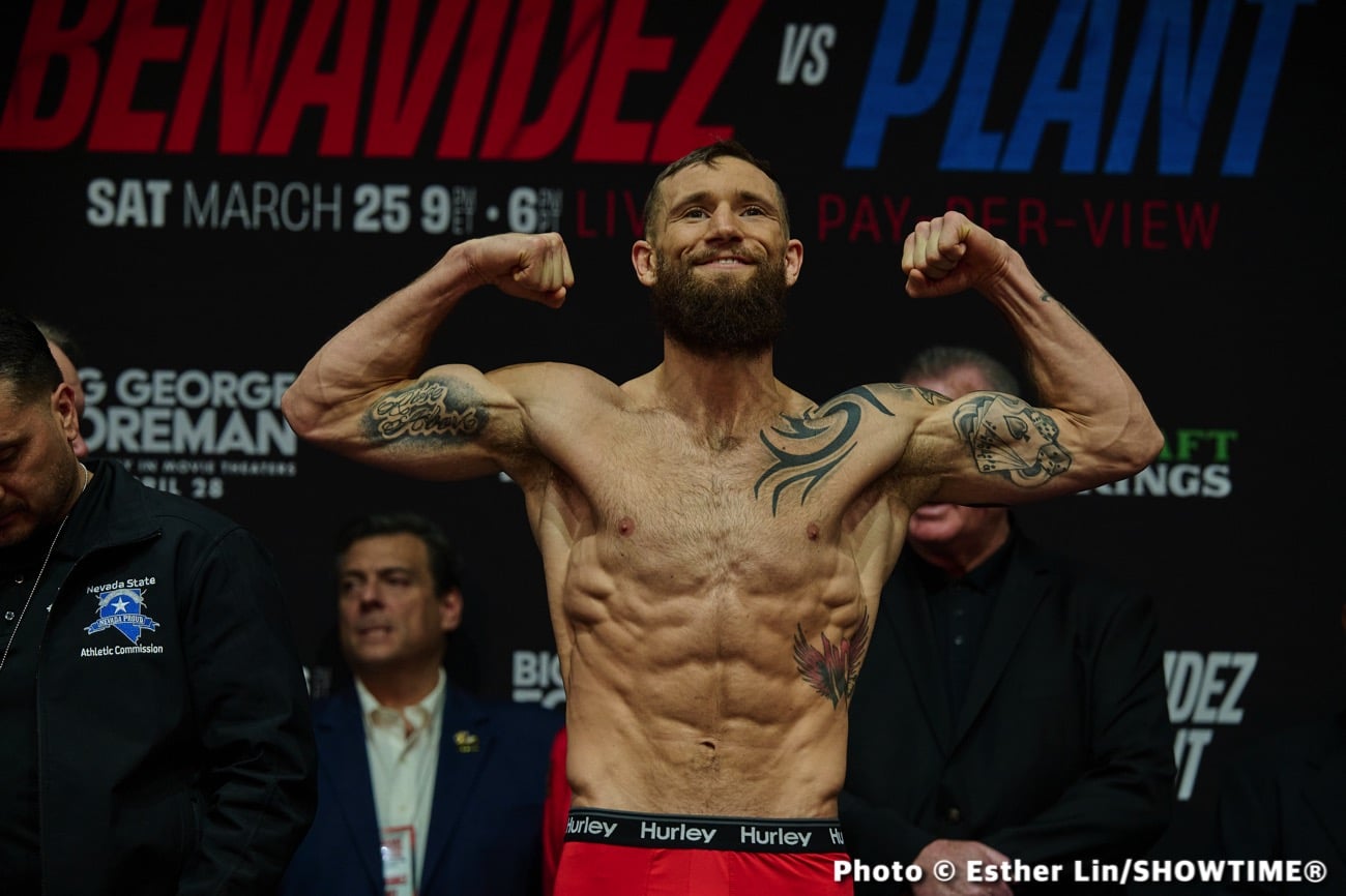 Plant vs. Benavidez - Official Showtime Weights