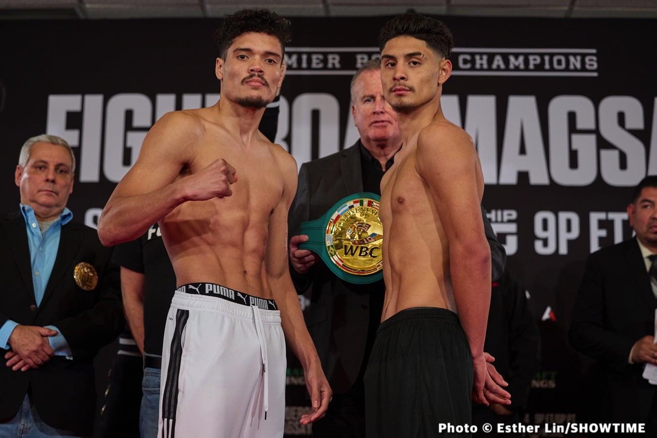 Weights: Figueroa - Magsayo & Jarrett Hurd - Resendiz