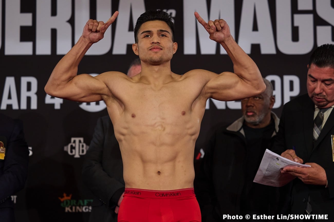 Weights: Figueroa - Magsayo & Jarrett Hurd - Resendiz
