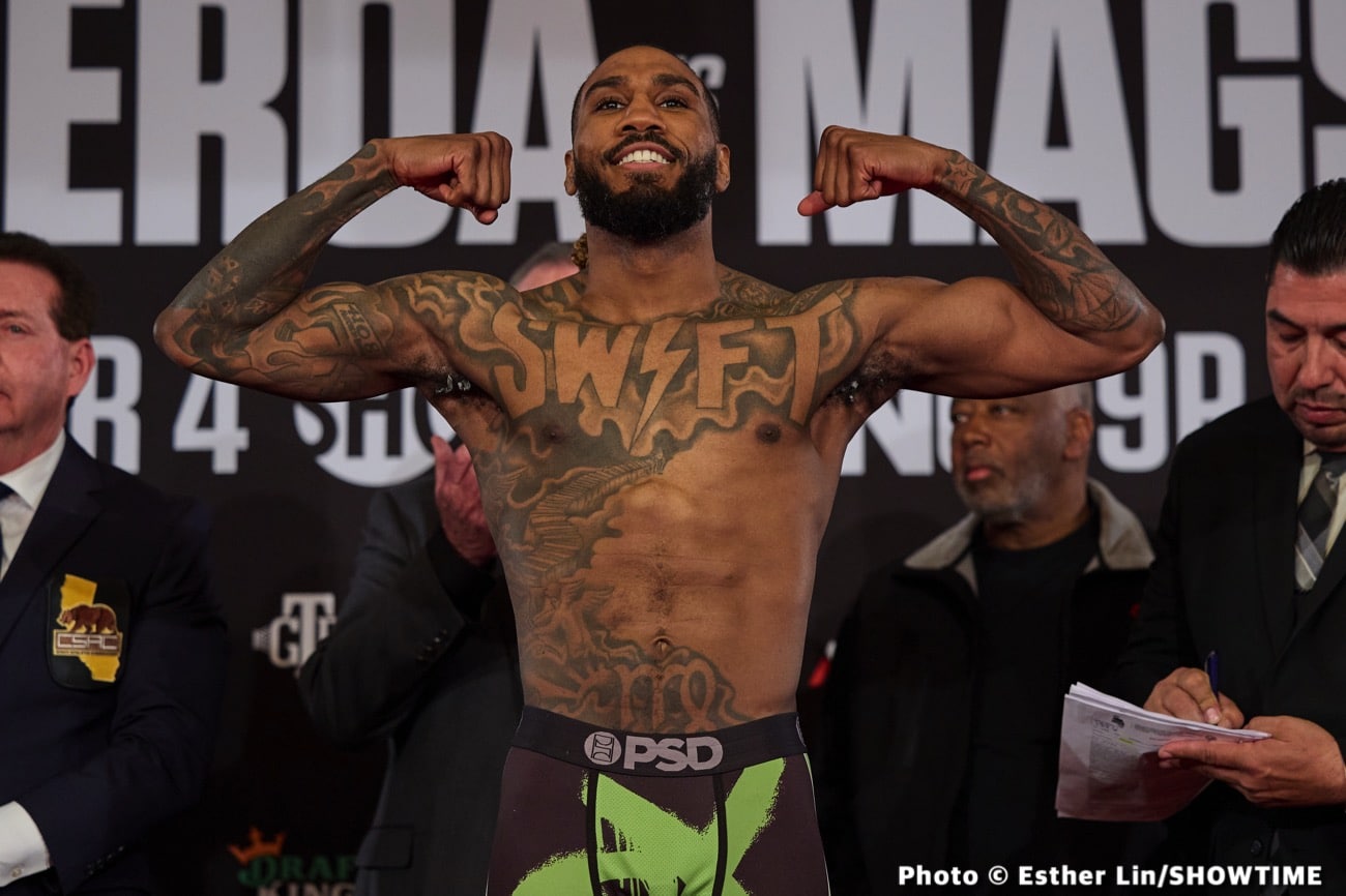 Weights: Figueroa - Magsayo & Jarrett Hurd - Resendiz