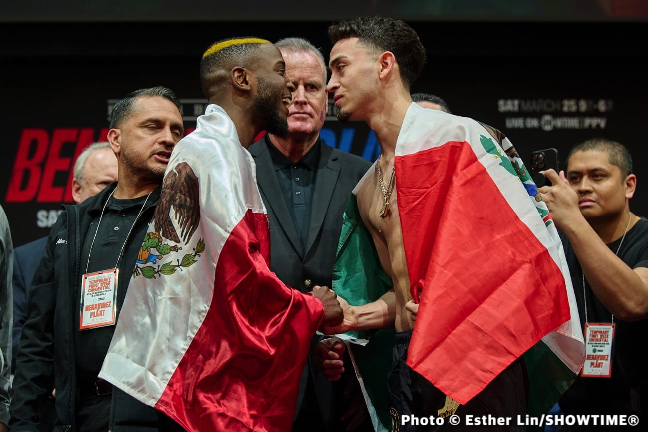 Plant vs. Benavidez - Official Showtime Weights