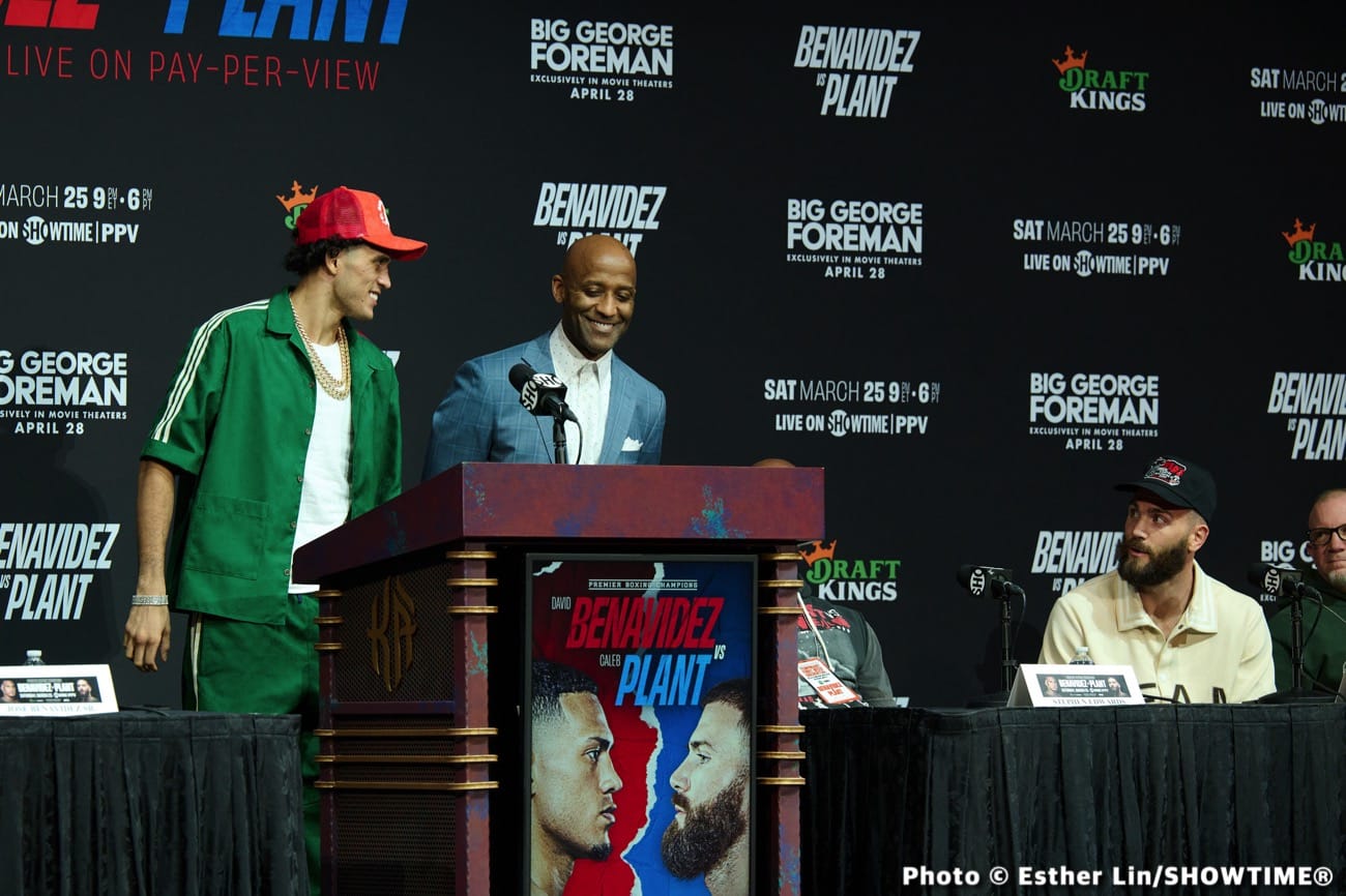 Everything David Benavidez and Caleb Plant said at final presser