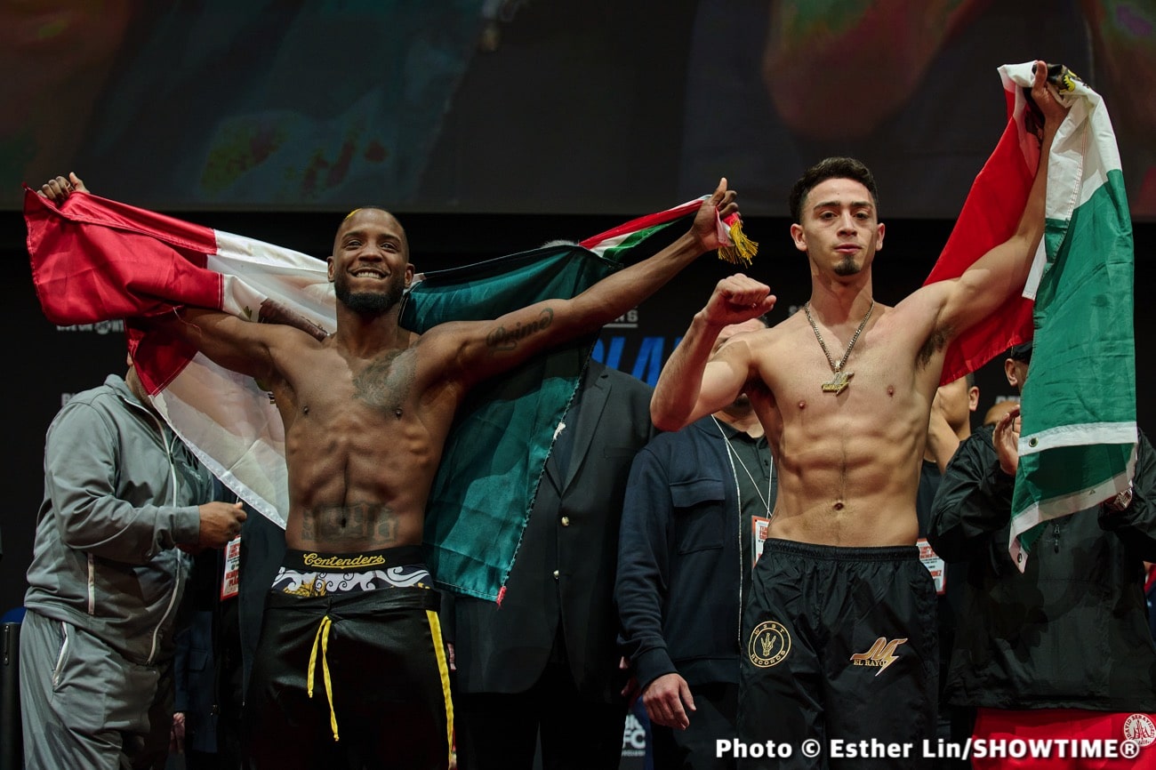 Plant vs. Benavidez - Official Showtime Weights