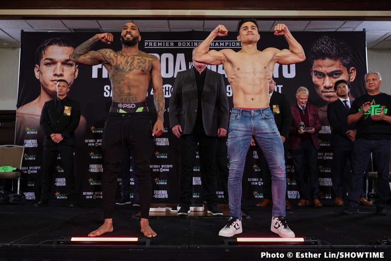Weights: Figueroa - Magsayo & Jarrett Hurd - Resendiz