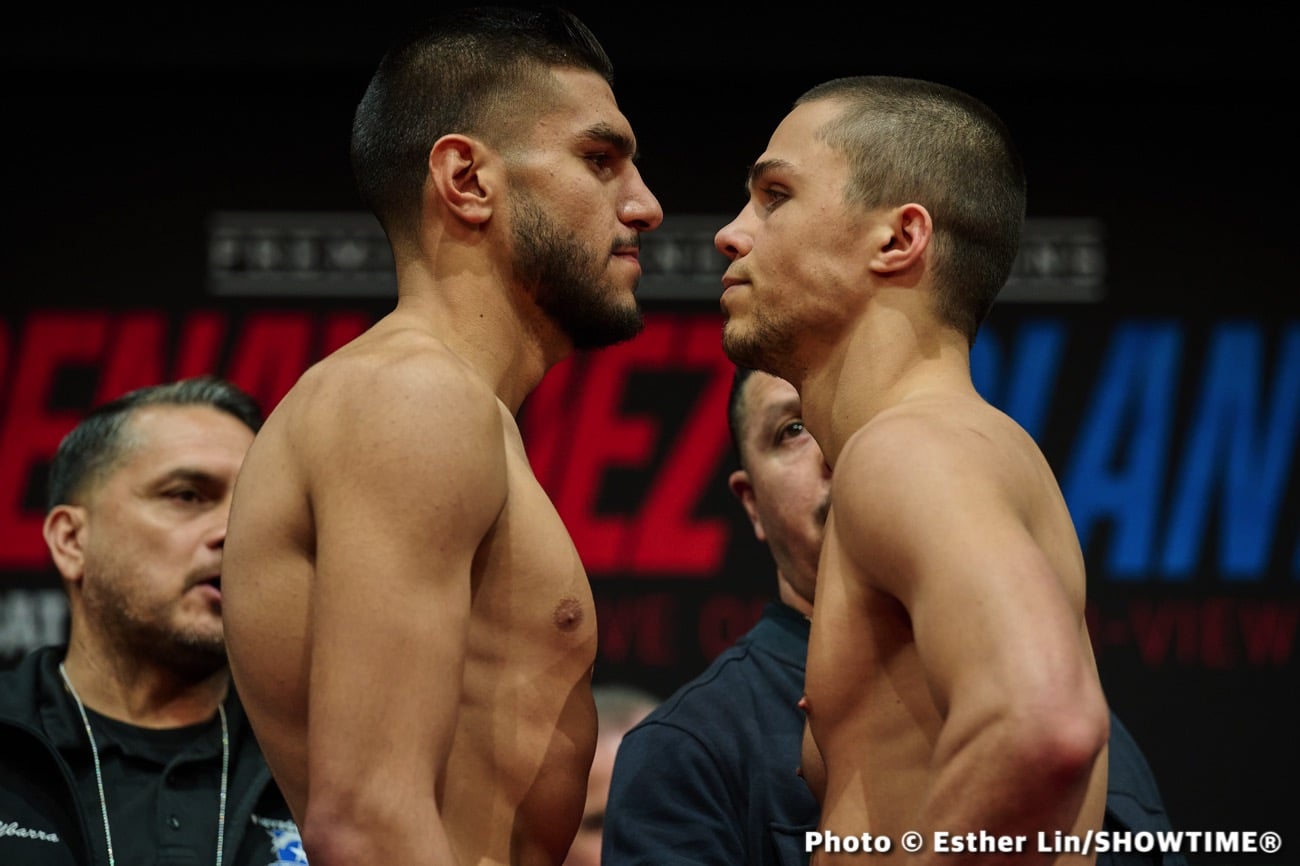 Plant vs. Benavidez - Official Showtime Weights
