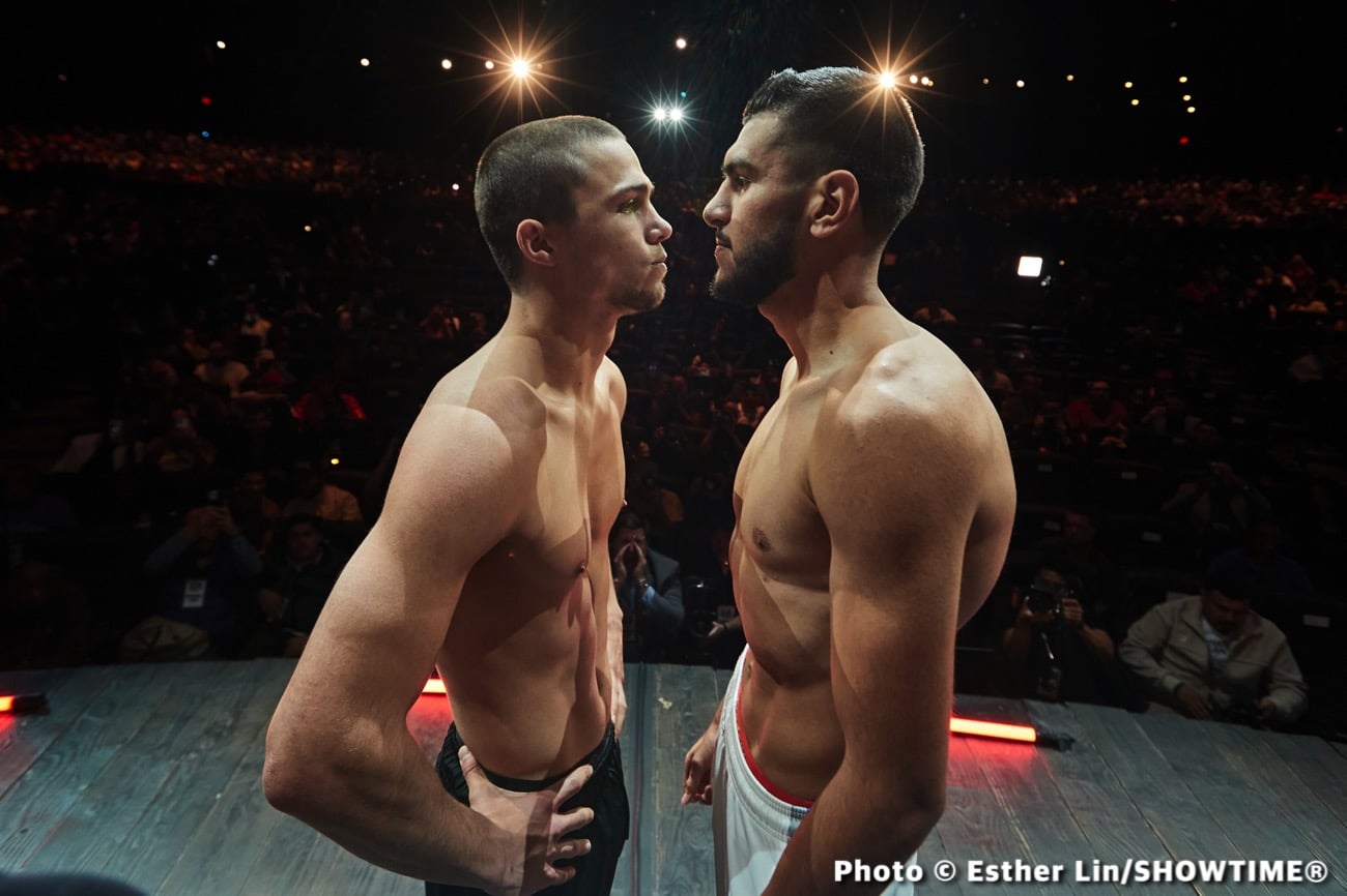 Plant vs. Benavidez - Official Showtime Weights