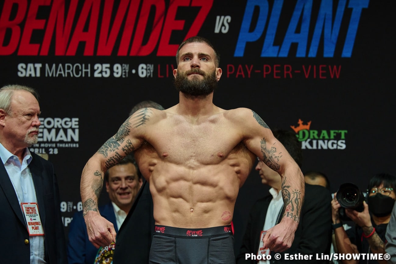 Plant vs. Benavidez - Official Showtime Weights