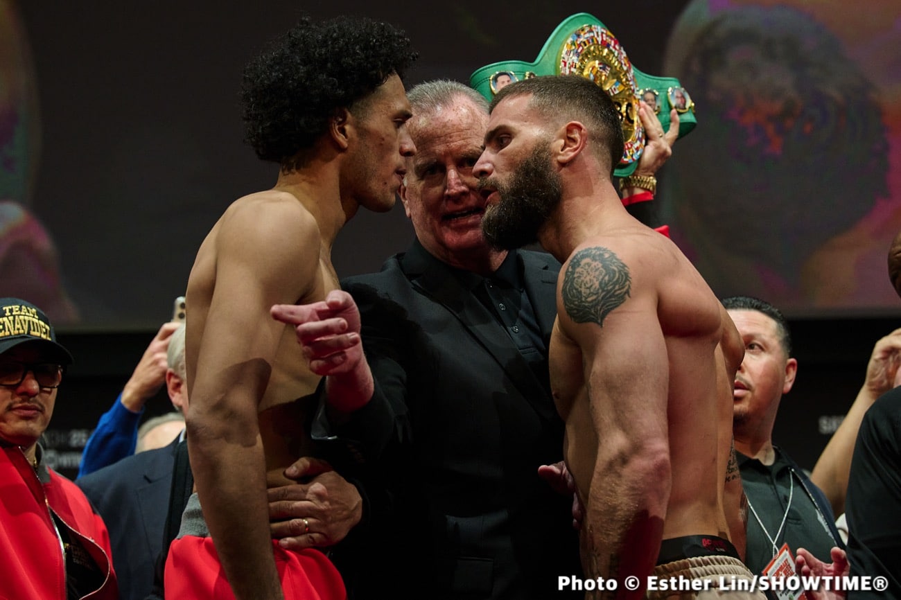 Plant vs. Benavidez - Official Showtime Weights