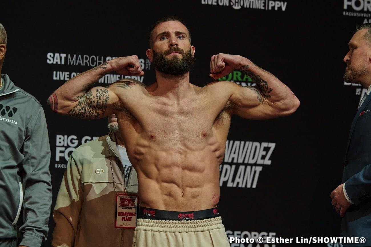 Plant vs. Benavidez - Official Showtime Weights