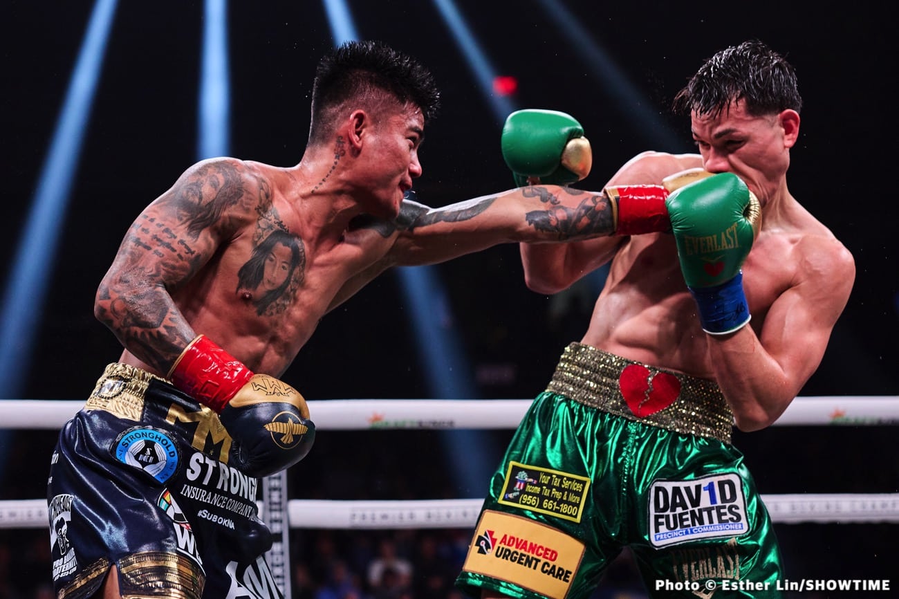 Boxing photo: Armando Resendiz, Brandon Figueroa, Jarrett Hurd, Mark Magsayo image Tonight: Figueroa vs. Magsayo - Live Results