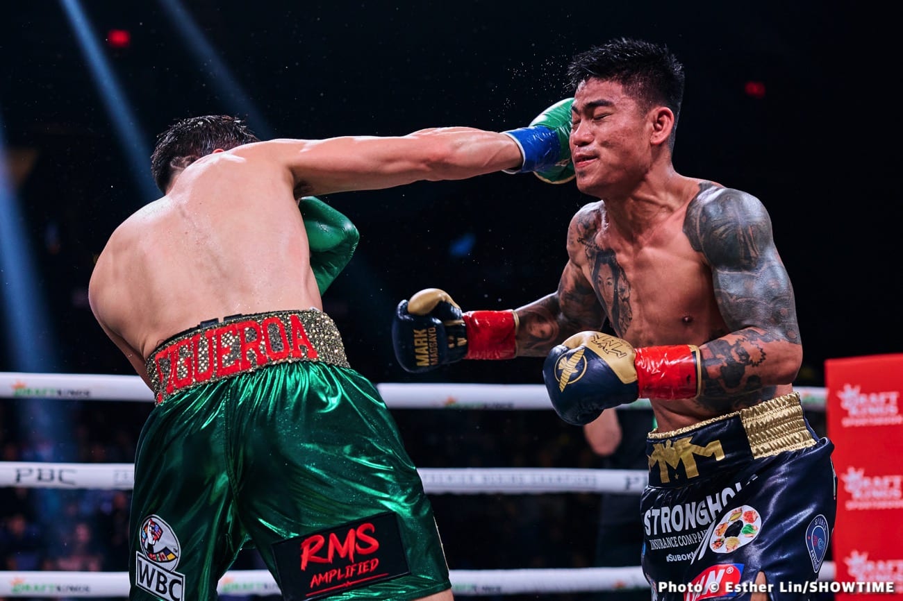 Boxing photo: Armando Resendiz, Brandon Figueroa, Jarrett Hurd, Mark Magsayo image Tonight: Figueroa vs. Magsayo - Live Results