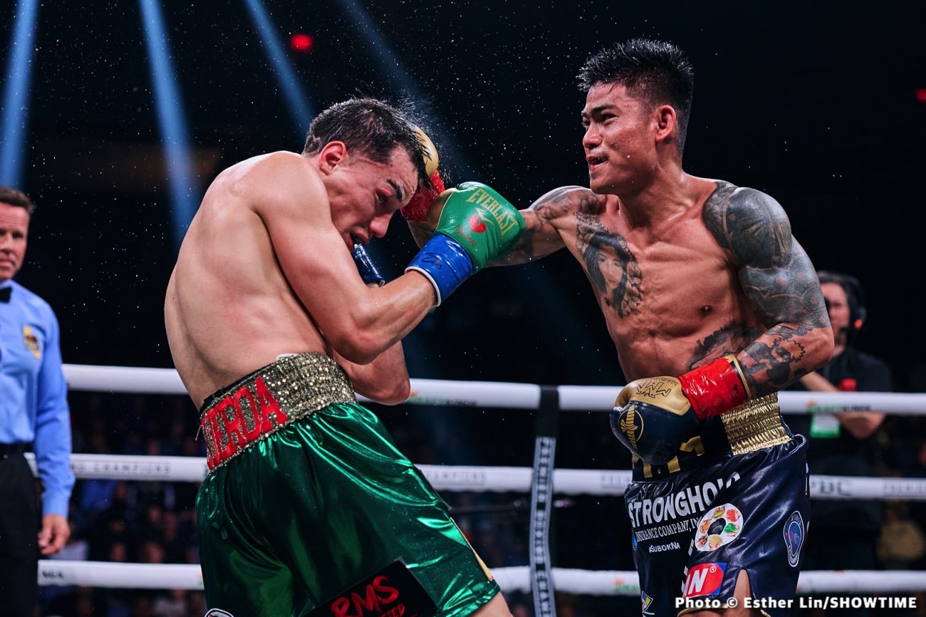 Boxing photo: Armando Resendiz, Brandon Figueroa, Jarrett Hurd, Mark Magsayo image Tonight: Figueroa vs. Magsayo - Live Results