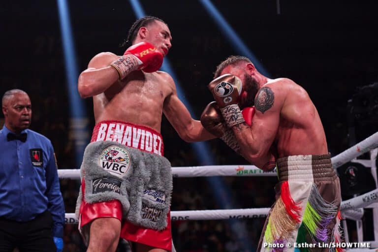 Benavidez Beats Up Plant, Calls Out Canelo